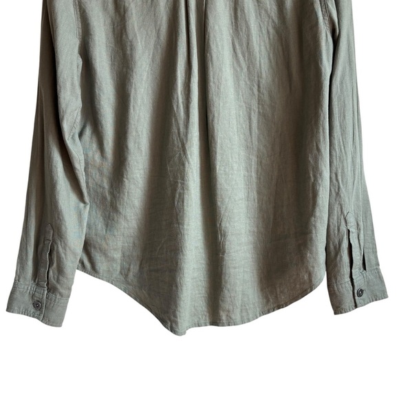 Rails Kona Sage Shirt Inca Embroidery Linen Blend Size Small - Picture 8 of 12